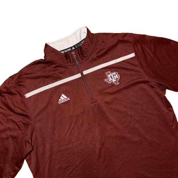 Adidas Maroon Texas A&M Men’s XL Windbreaker - Picture 1 of 6